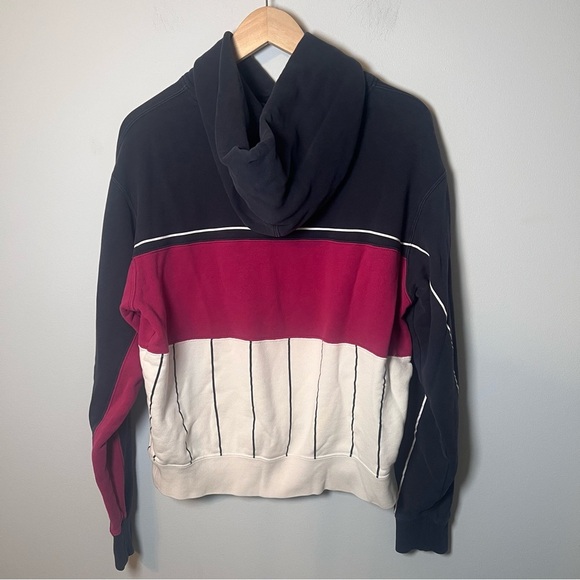 Adidas Rivalry Hoodie Men’s M Colorblock Sweatshirt Pullover Hooded Fleece - Picture 5 of 8